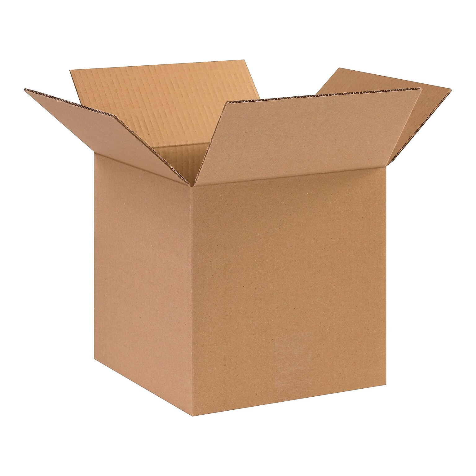10 x 10 x 10 Standard Shipping Boxes, 32 ECT, Kraft, 25/Bundle (101010)