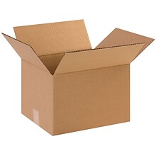 12 x 10 x 8 Standard Shipping Boxes, 32 ECT, Kraft, 25/Bundle (121008)