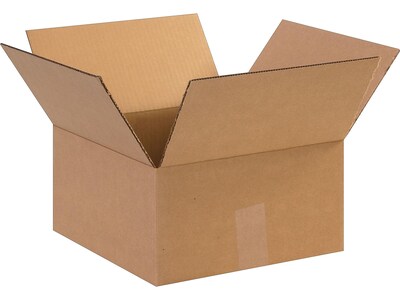 12 x 12 x 6 Standard Shipping Boxes, 32 ECT, Kraft, 25/Bundle (121206)