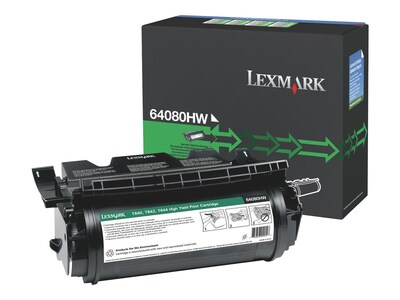 Lexmark 64080HW Black High Yield Toner Cartridge   (LEX64080HW)