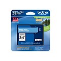 Brother P-touch TZe-545 Laminated Label Maker Tape, 3/4 x 26-2/10, White On Blue (TZe-545)