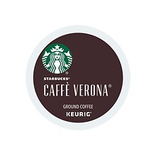 Starbucks Caffe Verona Coffee Keurig® K-Cup® Pods, Dark Roast, 96/Carton (SBK18998CT)