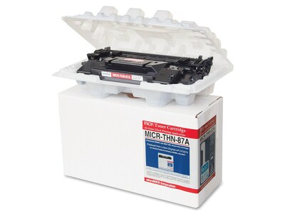 microMICR MICR Print Solutions HP 87A Black MICR Cartridge, Standard (MICRTHN87A)