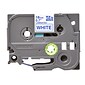 Brother P-touch TZe-243 Laminated Label Maker Tape, 3/4" x 26-2/10', Blue On White (TZe-243)