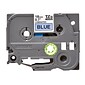 Brother P-touch TZe-541 Laminated Label Maker Tape, 3/4" x 26-2/10', Black On Blue (TZe-541)