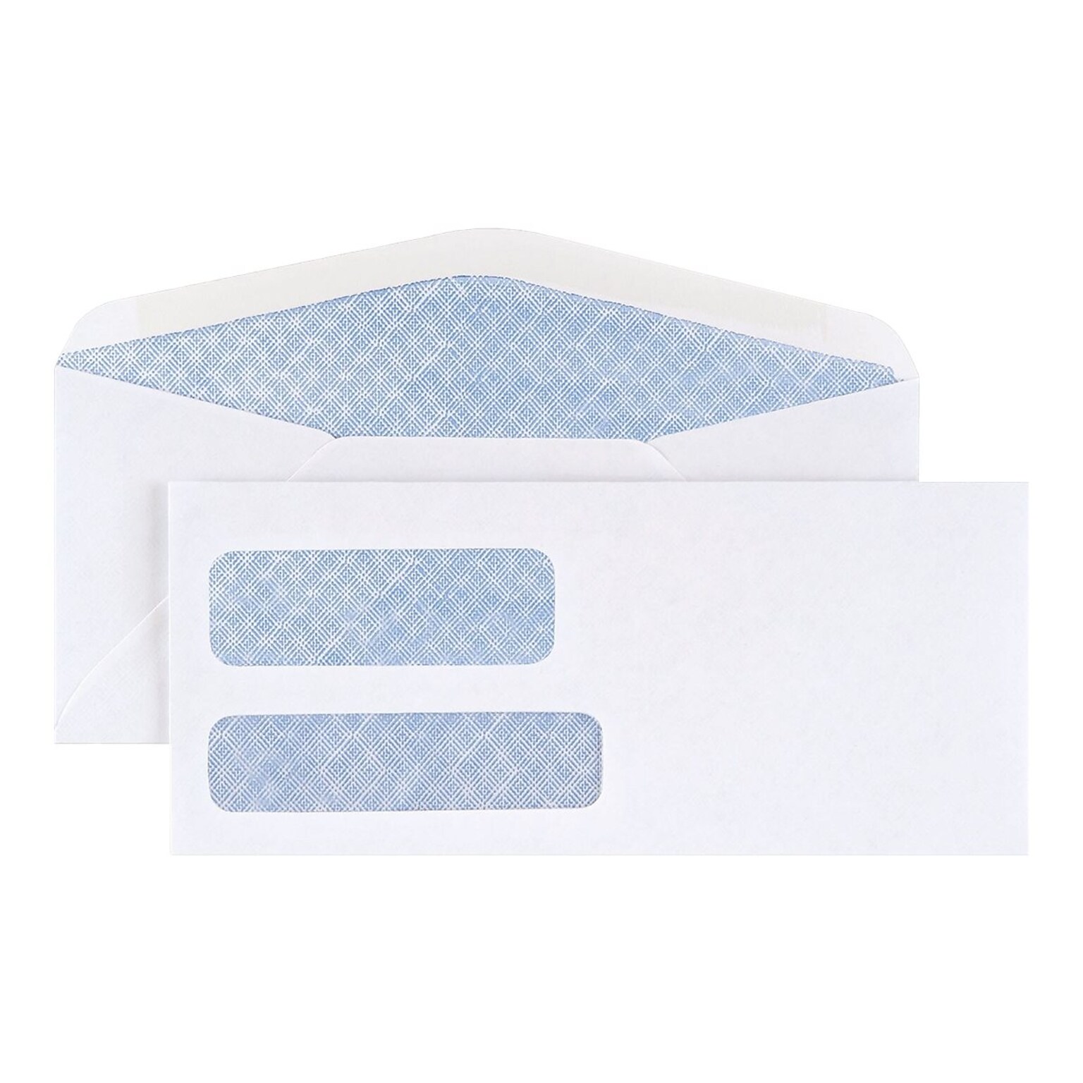 Staples Gummed Security Tinted #10 Business Envelopes, 4 1/8 x 9 1/2, White, 2500/Box (20137CT)
