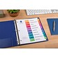 Avery Ready Index Table of Contents Paper Dividers, 1-10 Tabs, Multicolor (11135)