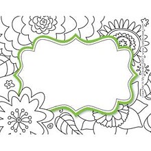 Barker Creek Color Me! In My Garden Name Tags, Self-Adhesive Labels, 3 1/2 x 2 3/4, 90/Pack (BC377