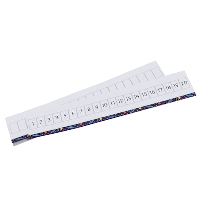Didax Write-On/Wipe-Off 1-20 Number Path, Pack of 10 (DD-211774)