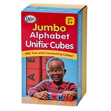 Didax Jumbo Alphabet Unifix® Cubes, Set of 20 (DD-211265)