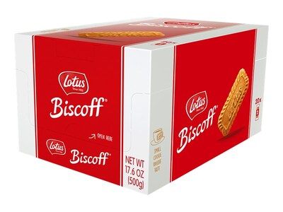 Lotus Biscoff Caramel Cookies, 0.9 oz., 20/Box (LOT53613)