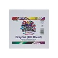 Color Splash PlusPack Crayons, 400/Box (SC889)