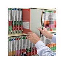 Smead End Tab Pressboard Classification Folders with SafeSHIELD Fasteners, Letter Size, 3 Dividers,