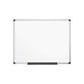 Bi-Office Maya Lacquered Steel Dry-Erase Whiteboard, Anodized Aluminum Frame, 6 x 4 (MA2707170)