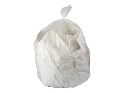 Heritage 16 Gallon Industrial Trash Bag, 24 x 32, Low Density, 0.7 Mil, Clear, 500 Bags/Box (H4832