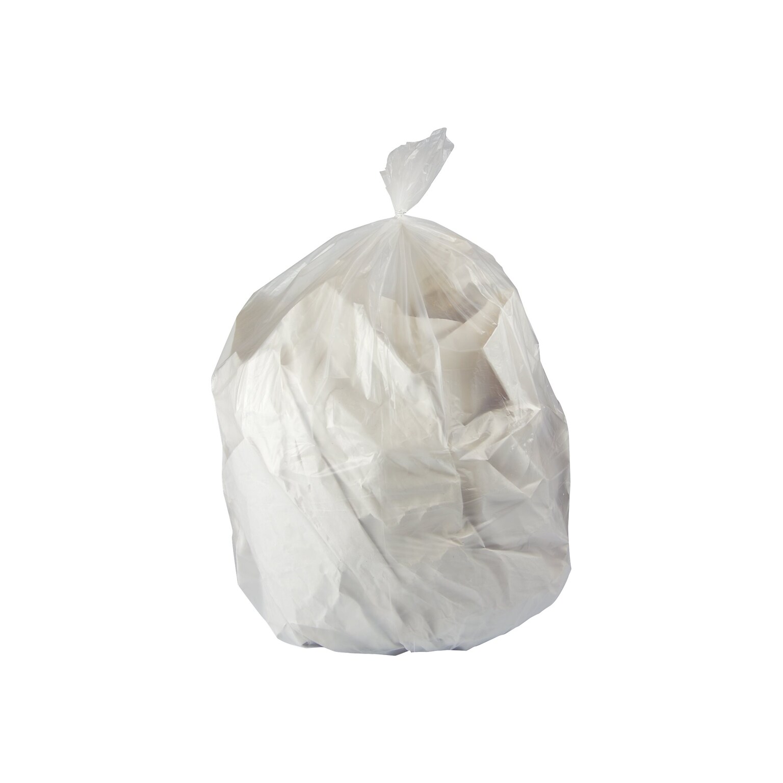 Heritage 16 Gallon Industrial Trash Bag, 24 x 32, Low Density, 0.7 Mil, Clear, 500 Bags/Box (H4832HC R01)