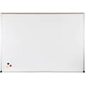 Essentials By Balt Porcelain Dry-Erase Whiteboard, Anodized Aluminum Frame, 4 x 3 (2H2NC-M)
