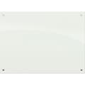 Essentials by Best-Rite Enlighten Glass Dry-Erase Whiteboard, 4 x 3 (83940)