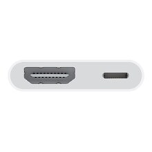 Apple Lightning to HDMI Adapter for iPhones/iPad/iPod with Lightning Connector, White (MD826AM/A)