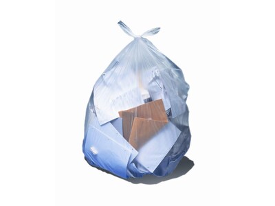 Heritage 30-33 Gallon Industrial Trash Bag, 33 x 39, Low Density, 2 Mil, Clear, 100 Bags/Box (H663
