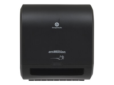 enmotion Impulse 8 Automated Touchless Hardwound Paper Towel Dispenser, Black (59498A)