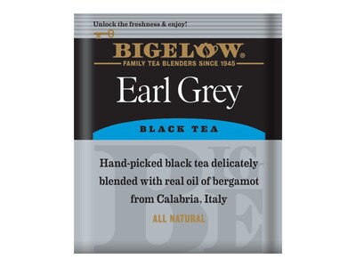 Bigelow Earl Grey Tea Bags, 28/Box (RCB003481)