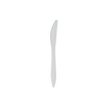 Berkley Square Individually Wrapped Polypropylene Knives, Medium-Weight, White, 1000/Carton (1101000