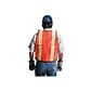 River City MCR Safety Hook & Loop Safety Vest, Non-ANSI, One Size, Orange (V201R)