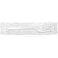 Berkley Square Individually Wrapped Polypropylene Forks, Medium-Weight, White, 1000/Carton (1102000)