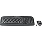 Logitech Desktop MK320 Wireless Keyboard & Mouse, Black (920-002836)