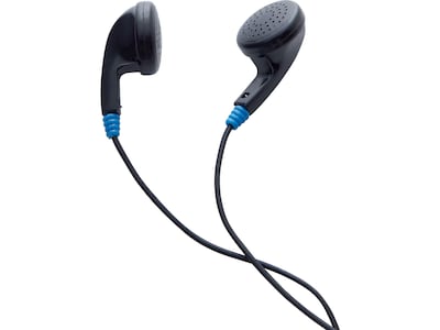 Verbatim Stereo Earphones Headphones, Black (99711)