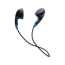 Verbatim Stereo Earphones Headphones, Black (99711)