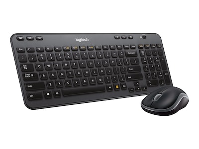 Logitech Combo MK360 Compact Wireless Keyboard & Mouse, Black (920-003376)