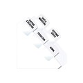 Redi-Tag Laser Tabs, White, 1.13 Wide, 100/Pack (33117)