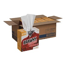 Brawny Professional H700 Heavy Duty Multifold Paper Towels, 1-Ply, 100 Sheets/Pack, 5 Packs/Carton (