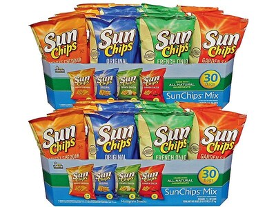 Sunchips Chips, Variety, 1.5 Oz., 60/Carton (FRI67652)