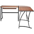 Quill Brand® Gillespie 62 L-Shaped Desk, Brown (28189R-CC)