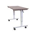 Luxor 60W Adjustable Desk, Laminate Wood (STANDUP-CF60-DW)