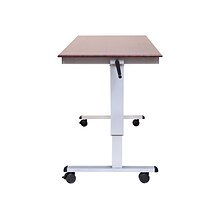 Luxor 60W Adjustable Desk, Laminate Wood (STANDUP-CF60-DW)