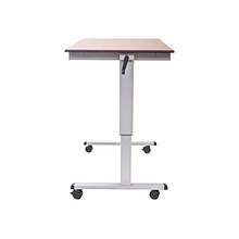 Luxor 48W Adjustable Desk, Laminate Wood (STANDUP-CF48-DW)