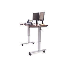 Luxor 48W Adjustable Desk, Laminate Wood (STANDUP-CF48-DW)