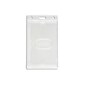 IDville Vertical ID Badge Holders, Clear, 50/Pack (134664931)