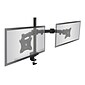 Mount-It! Dual Monitor Arms, Up To 27" Monitors, Black (MI-1752)