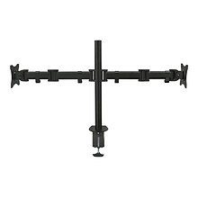 Mount-It! Dual Monitor Arms, Up To 27 Monitors, Black (MI-1752)
