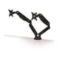 Fellowes Platinum Dual Monitor Arm, Up to 27 Monitors, Black (8042501)