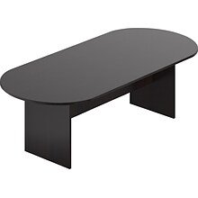 Offices To Go Superior Laminate Racetrack Conference Table, 29.5H x 95L x 44D, Espresso (SL9544RS
