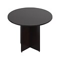 Global Industries Preside 42W Round Conference Tabletop, Gray (TDSL42R-AEL)