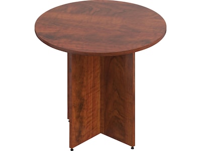 Offices to Go Superior Laminate Round Conference Table, Cherry (SL36R-ADC)