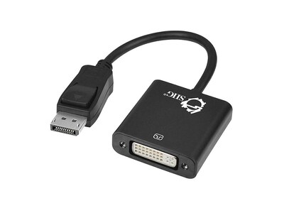 SIIG DisplayPort to DVI-D DispalayPort Adapter, Male to Female (CB-DP0P11-S1)