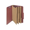 Smead Pressboard Classification Folders with SafeSHIELD Fasteners, 3 Expansion, Legal Size, 3 Divid